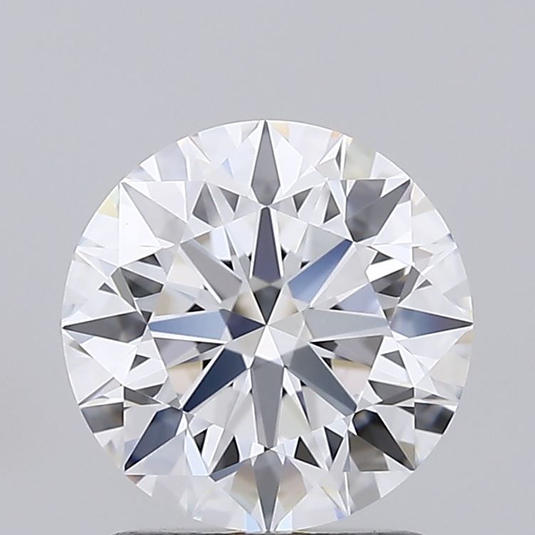 1.59 Carat Round Lab Diamond with  Cut Diamond in 14KT  view 1
