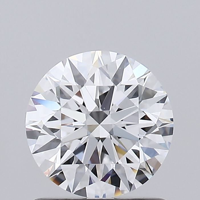 1.01 Carat Round Lab Diamond with  Cut Diamond in 14KT  view 1

