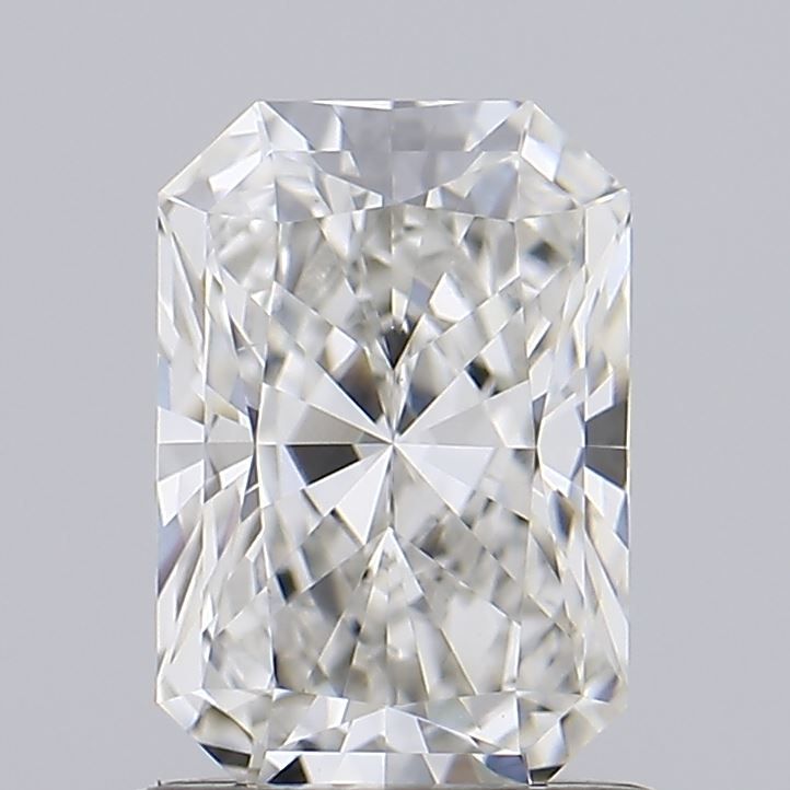 1.05 Carat Radiant Lab Diamond with  Cut Diamond in 14KT  view 1
