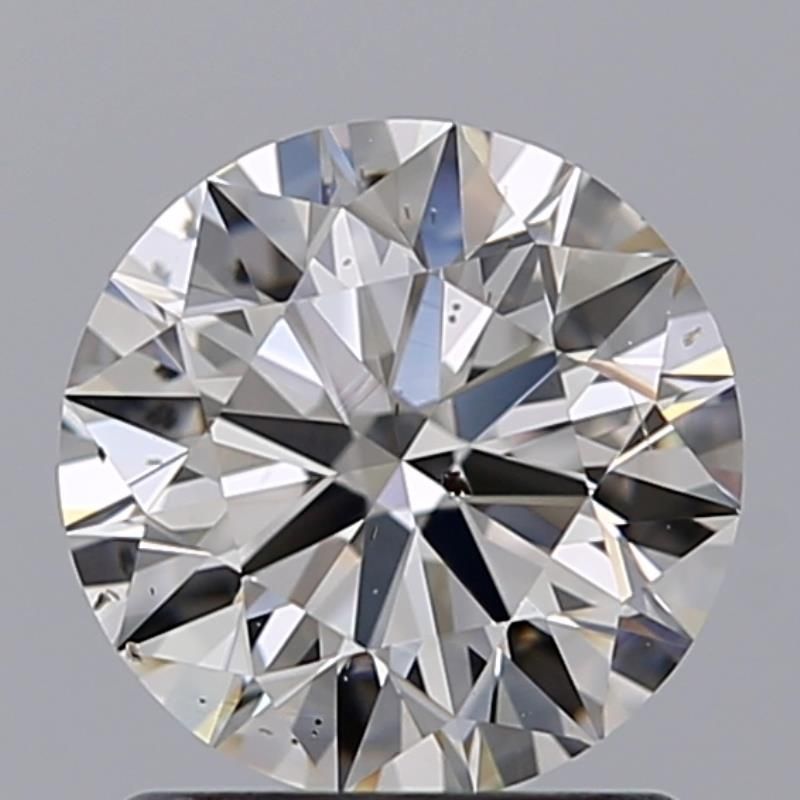 1.3 Carat Round Natural Diamond with  Cut Diamond in 14KT  view 1
