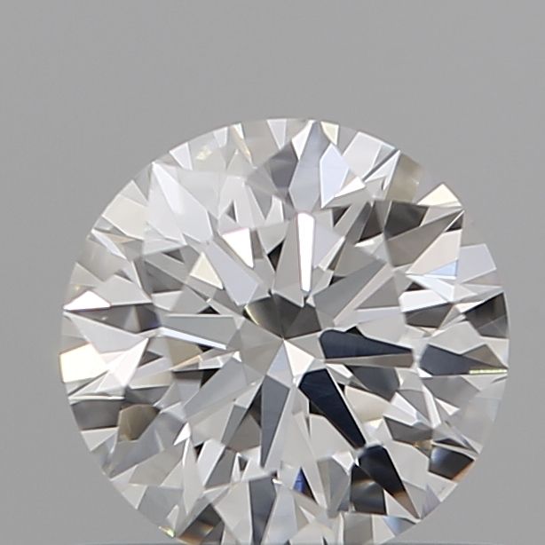 0.62 Carat Round Natural Diamond with  Cut Diamond in 14KT  view 1
