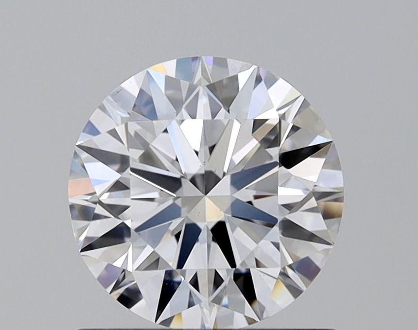 1.0 Carat Round Lab Diamond with  Cut Diamond in 14KT  view 1
