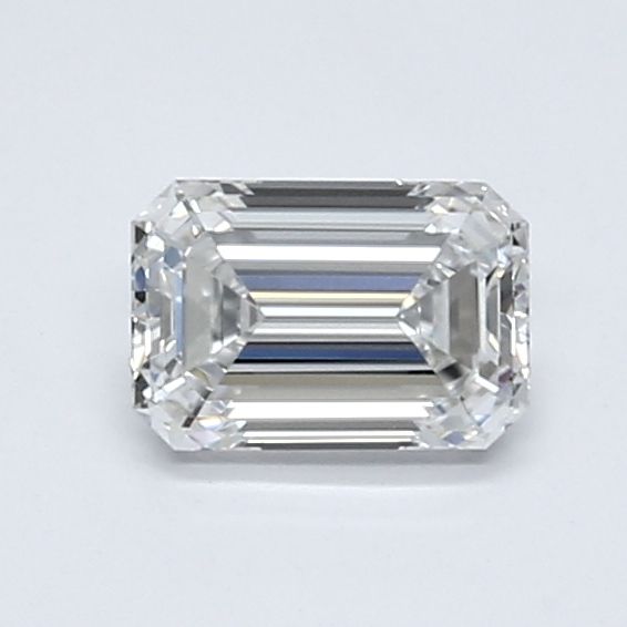 0.72 Carat Emerald Lab Diamond with  Cut Diamond in 14KT  view 1
