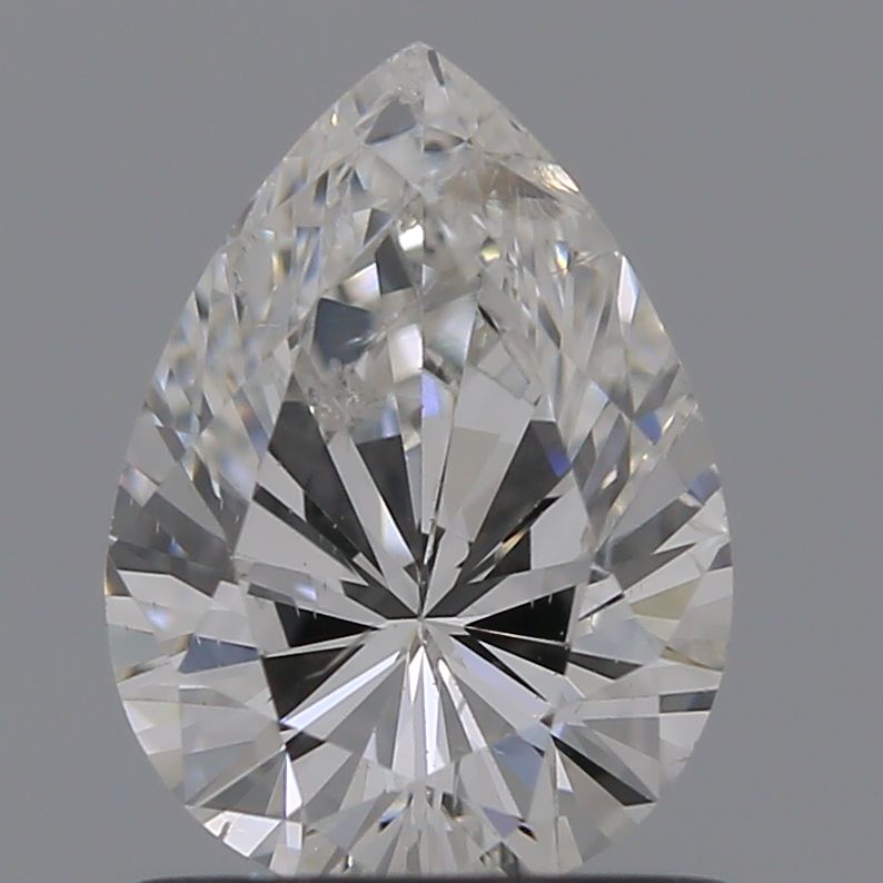 1.0 Carat Pear Natural Diamond with  Cut Diamond in 14KT  view 1
