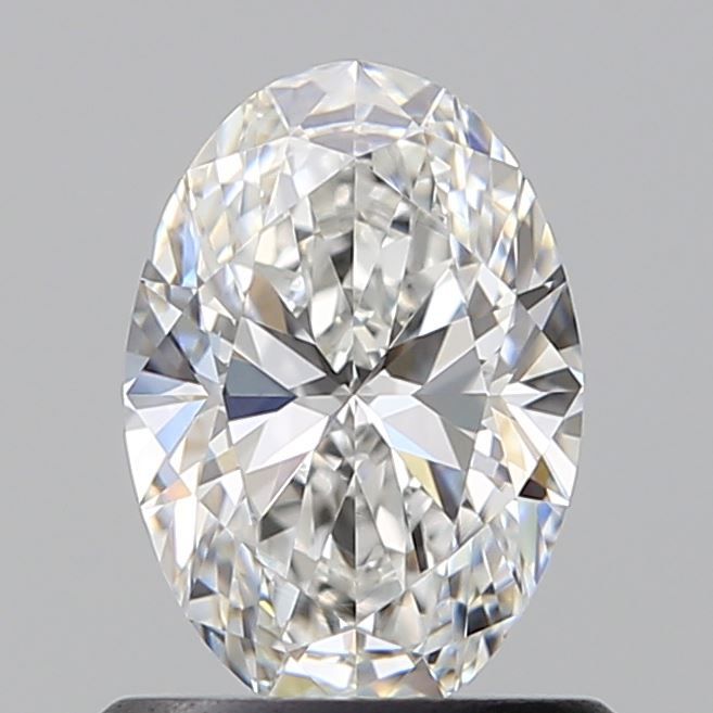 0.75 Carat Oval Natural Diamond with  Cut Diamond in 14KT  view 1

