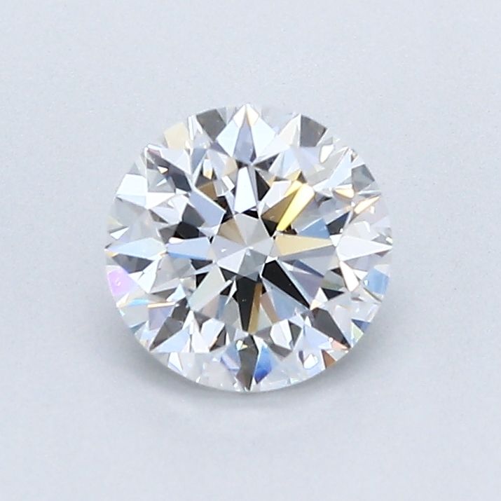 0.9 Carat Round Natural Diamond with  Cut Diamond in 14KT  view 1
