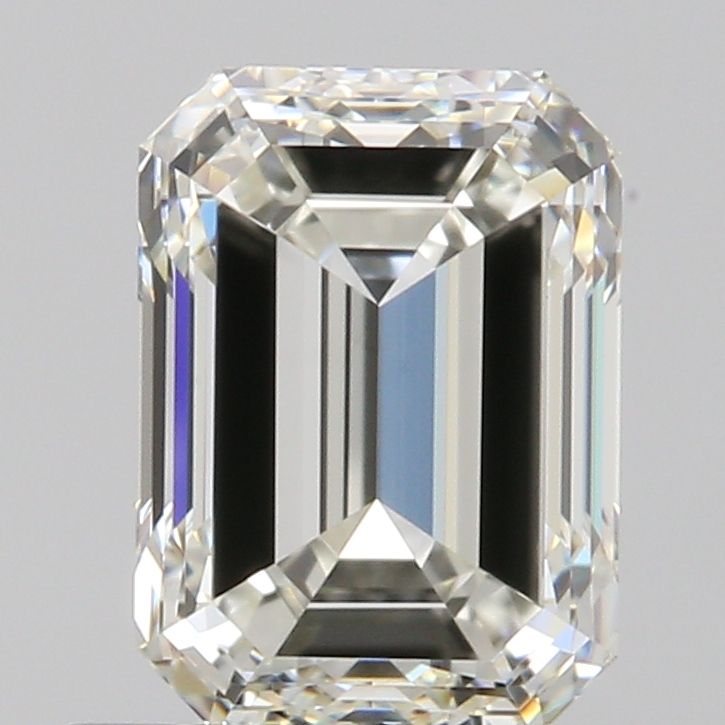 1.01 Carat Emerald Natural Diamond with  Cut Diamond in 14KT  view 1
