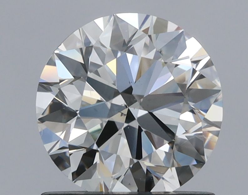 1.0 Carat Round Natural Diamond with  Cut Diamond in 14KT  view 1
