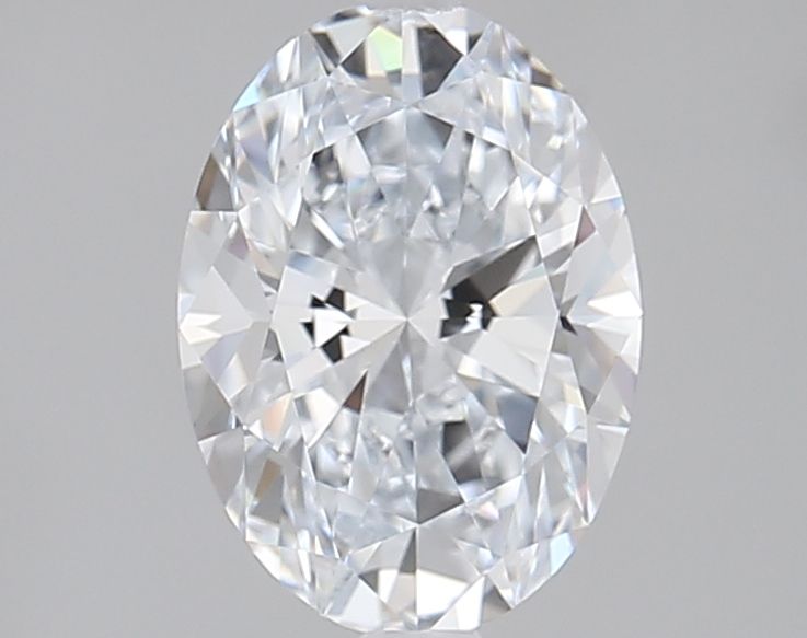 1.9 Carat Oval Lab Diamond with  Cut Diamond in 14KT  view 1

