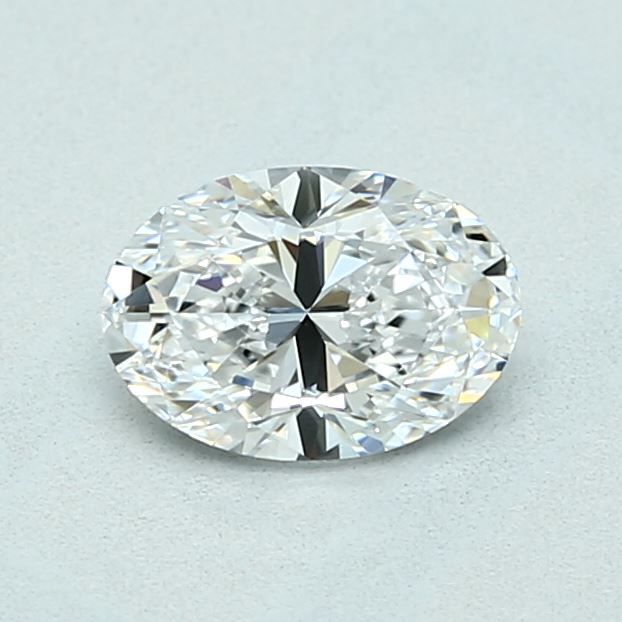 0.8 Carat Oval Natural Diamond with  Cut Diamond in 14KT  view 1
