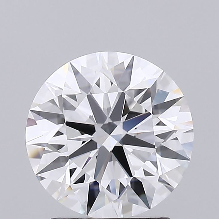 2.01 Carat Round Lab Diamond with  Cut Diamond in 14KT  view 1
