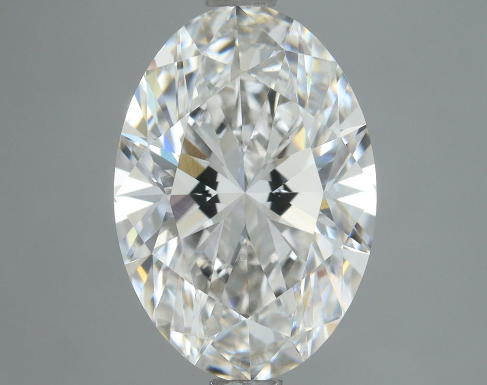 2.5 Carat Oval Lab Diamond with  Cut Diamond in 14KT  view 1
