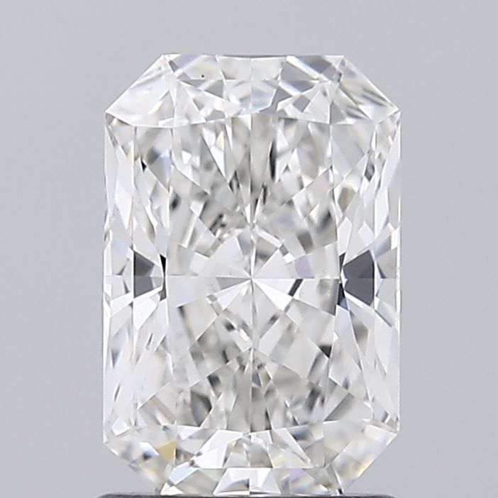 1.5 Carat Radiant Lab Diamond with  Cut Diamond in 14KT  view 1
