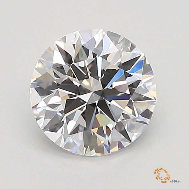 0.65 Carat Round Lab Diamond with  Cut Diamond in 14KT  view 1
