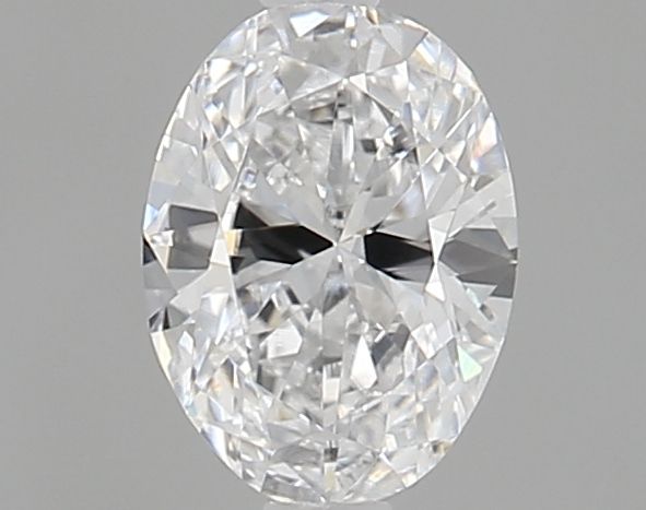 0.54 Carat Oval Lab Diamond with  Cut Diamond in 14KT  view 1
