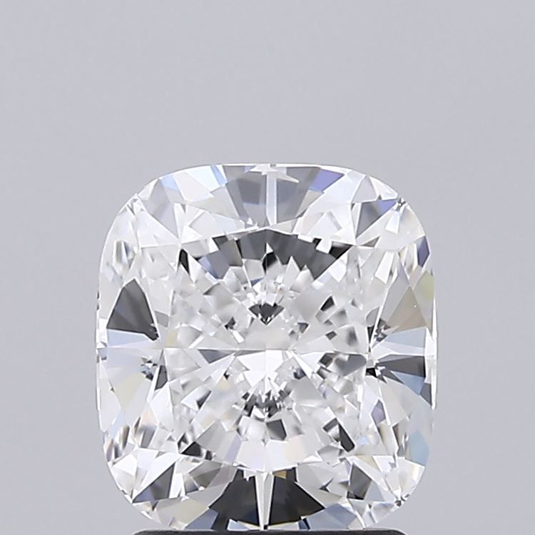 2.21 Carat Cushion Lab Diamond with  Cut Diamond in 14KT  view 1

