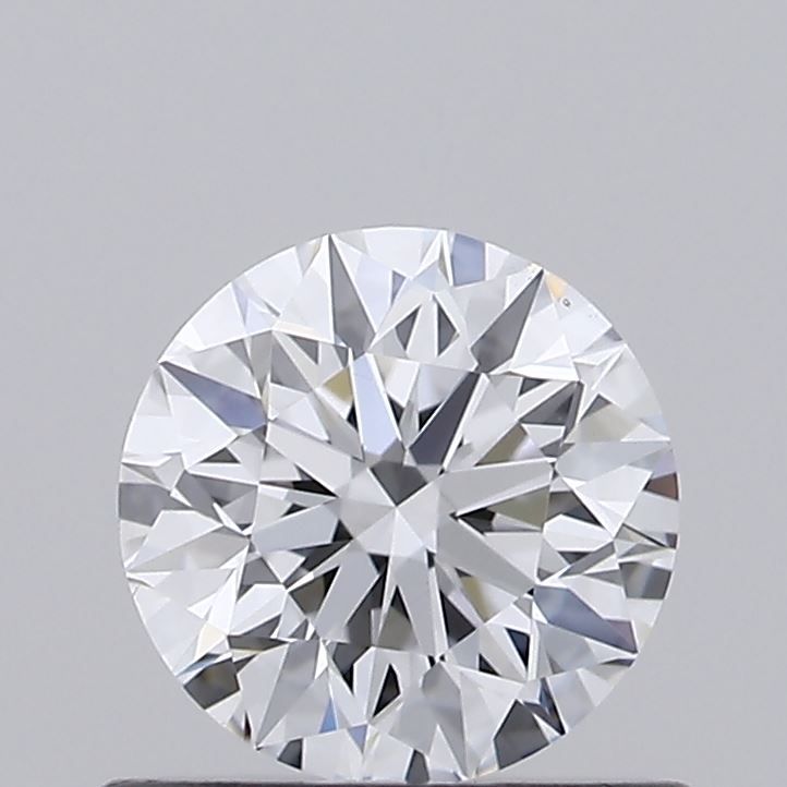 0.56 Carat Round Lab Diamond with  Cut Diamond in 14KT  view 1
