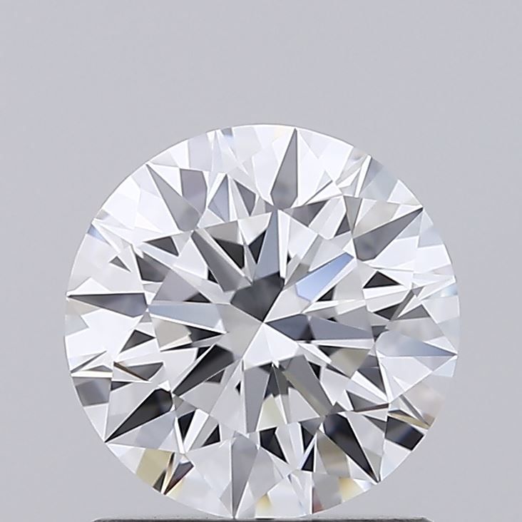 1.02 Carat Round Lab Diamond with  Cut Diamond in 14KT  view 1
