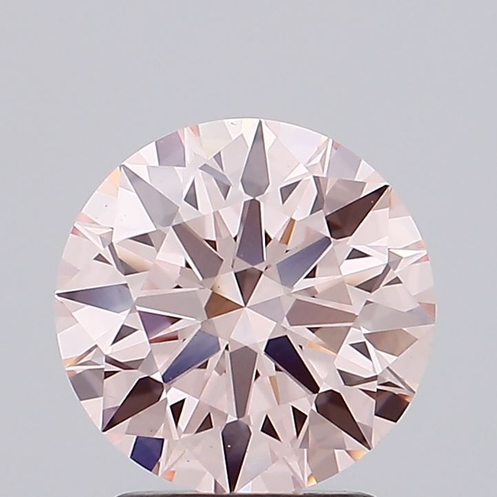 2.12 Carat Round Lab Diamond with  Cut Diamond in 14KT  view 1
