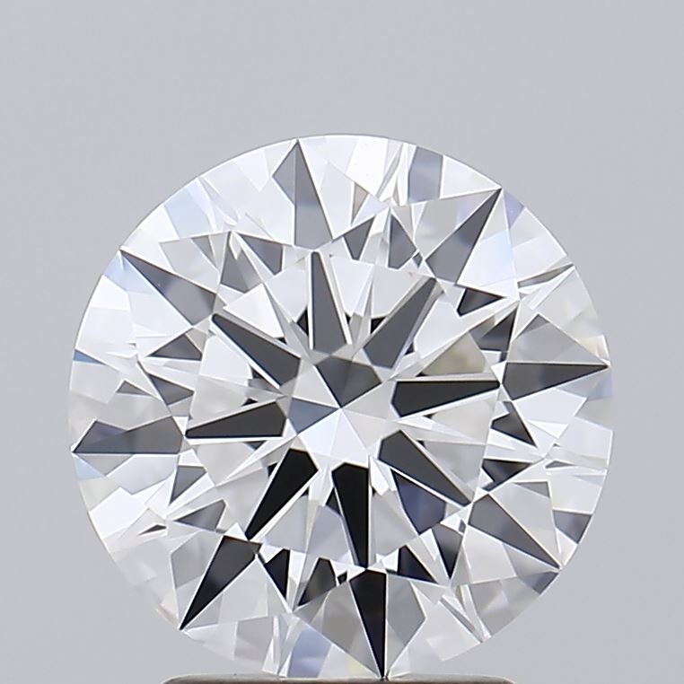 2.54 Carat Round Lab Diamond with  Cut Diamond in 14KT  view 1
