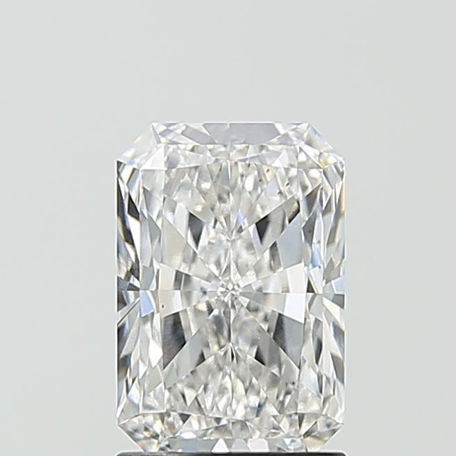 1.64 Carat Radiant Lab Diamond with  Cut Diamond in 14KT  view 1
