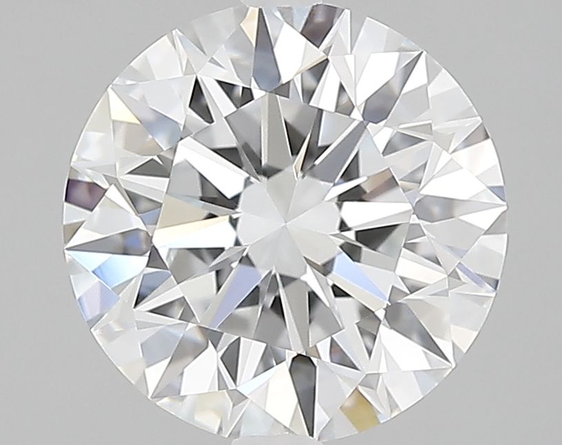 2.49 Carat Round Lab Diamond with  Cut Diamond in 14KT  view 1
