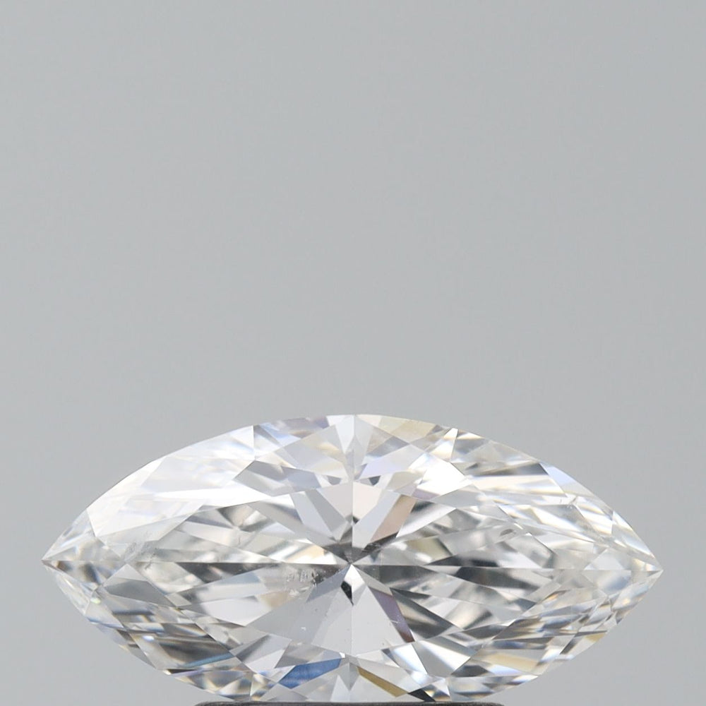 1.06 Carat Marquise Natural Diamond with  Cut Diamond in 14KT  view 1
