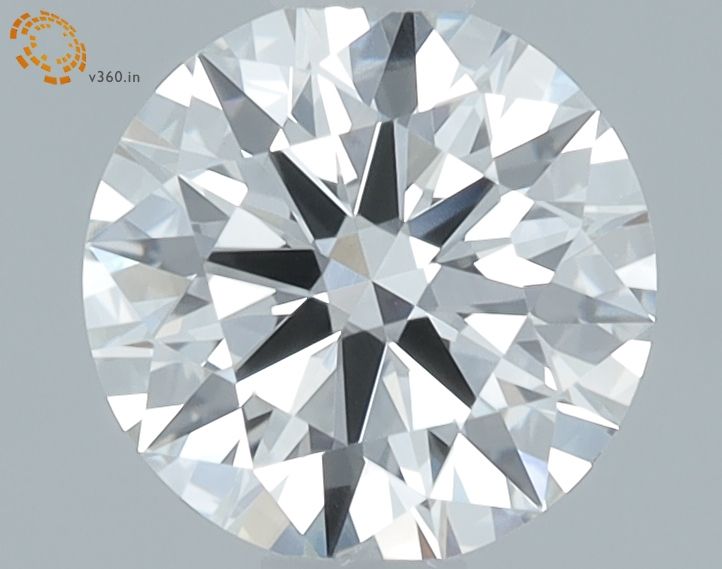0.79 Carat Round Lab Diamond with  Cut Diamond in 14KT  view 1
