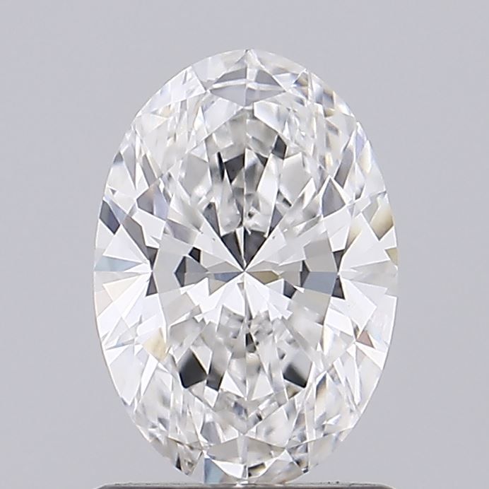 1.14 Carat Oval Lab Diamond with  Cut Diamond in 14KT  view 1
