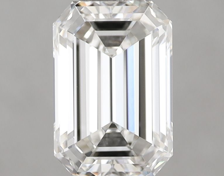 1.31 Carat Emerald Natural Diamond with  Cut Diamond in 14KT  view 1
