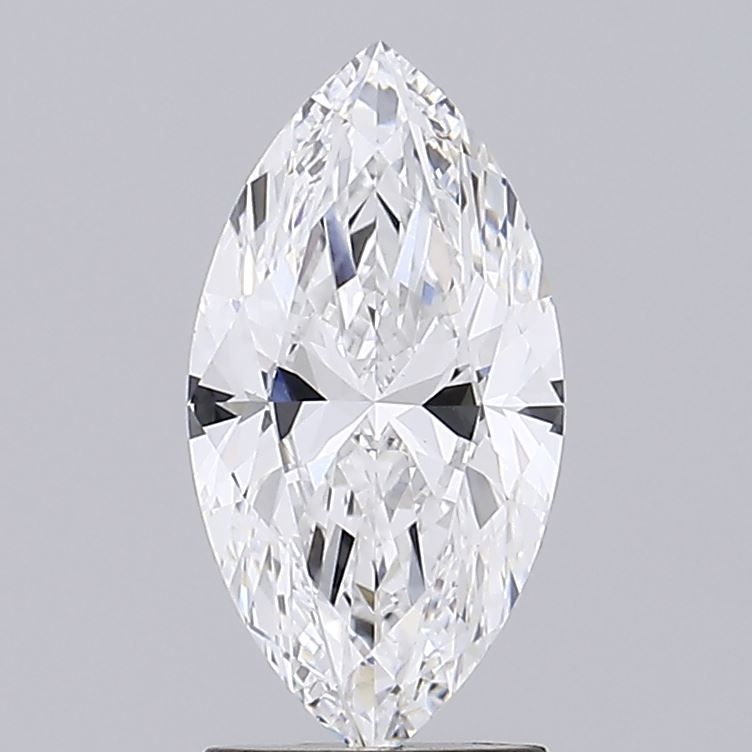 2.0 Carat Marquise Lab Diamond with  Cut Diamond in 14KT  view 1
