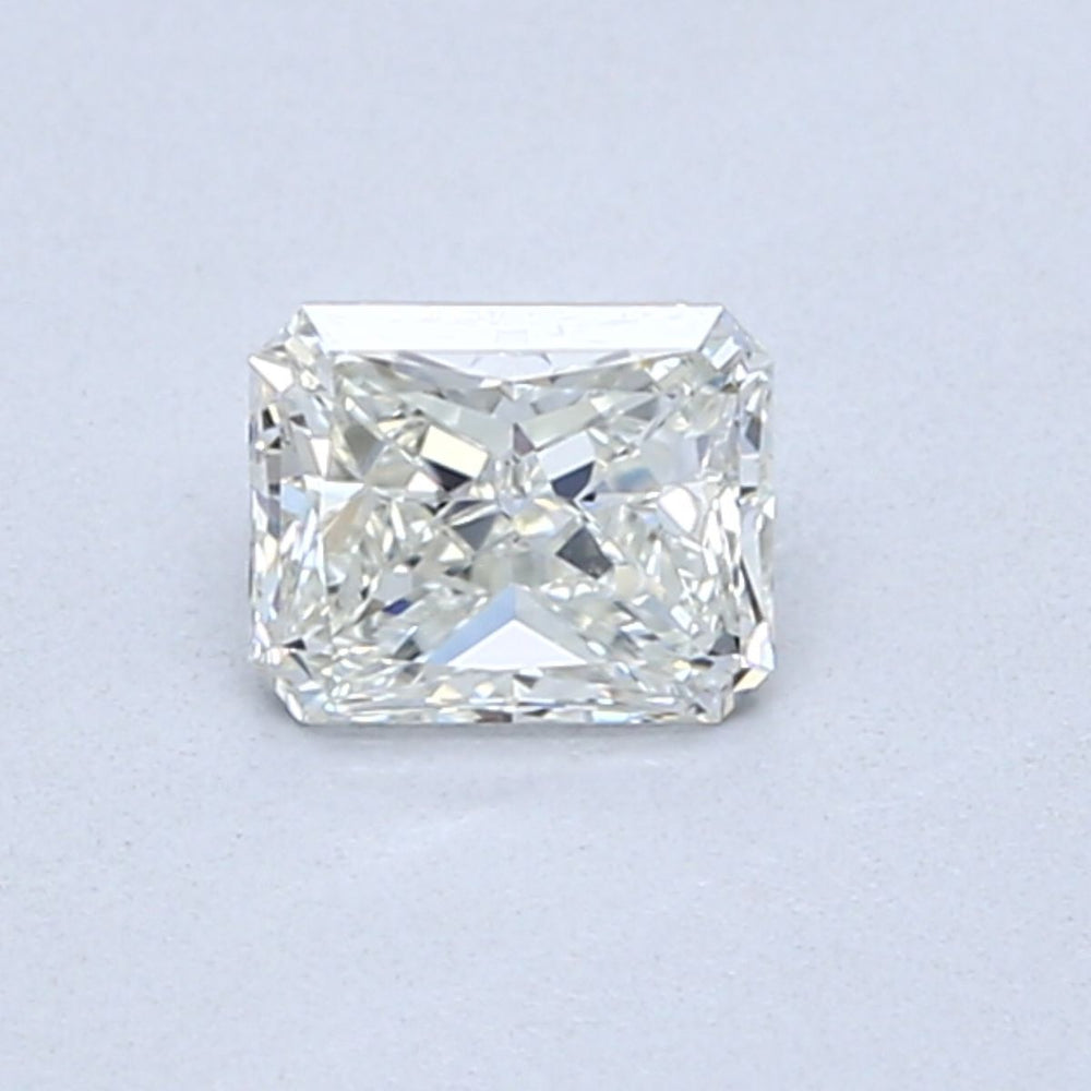 0.5 Carat Radiant Natural Diamond with  Cut Diamond in 14KT  view 1
