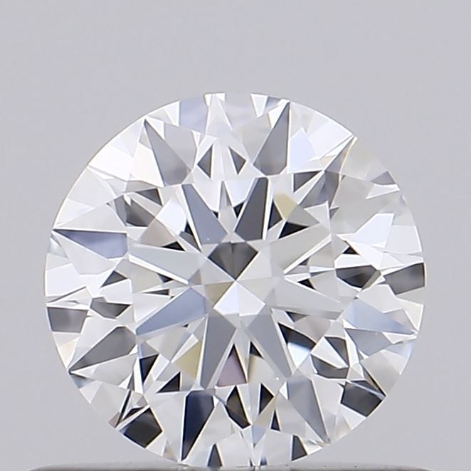 0.53 Carat Round Lab Diamond with  Cut Diamond in 14KT  view 1
