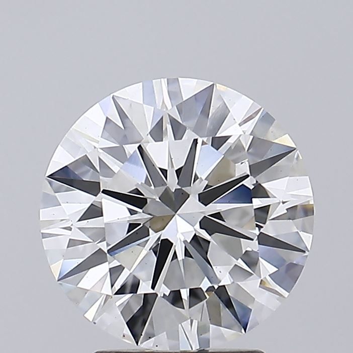 3.01 Carat Round Lab Diamond with  Cut Diamond in 14KT  view 1
