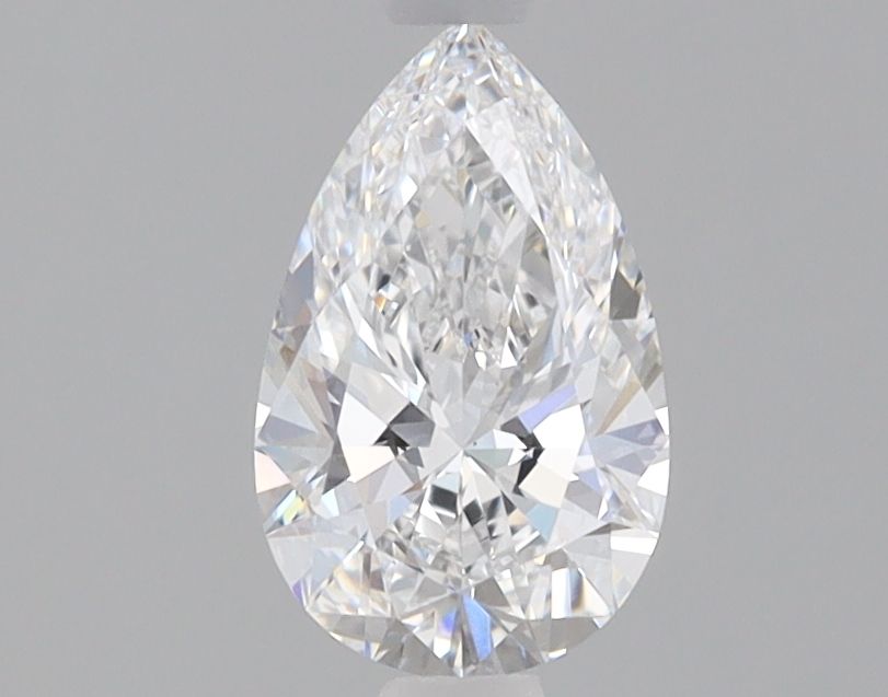 0.81 Carat Pear Lab Diamond with  Cut Diamond in 14KT  view 1
