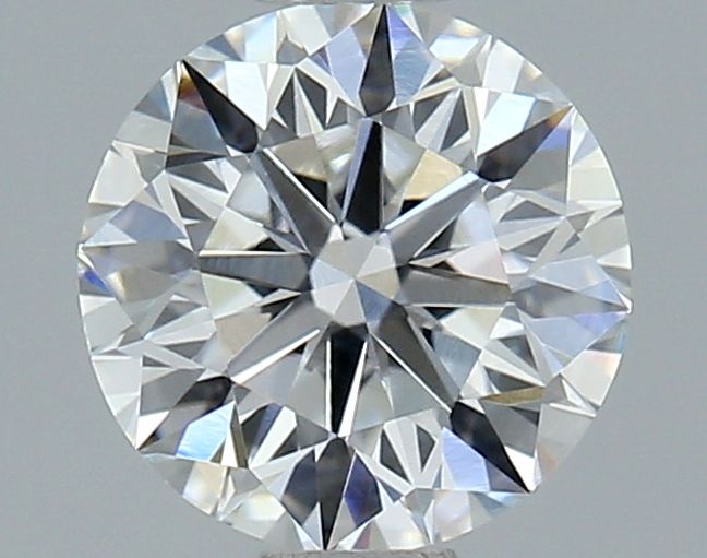 0.9 Carat Round Natural Diamond with  Cut Diamond in 14KT  view 1
