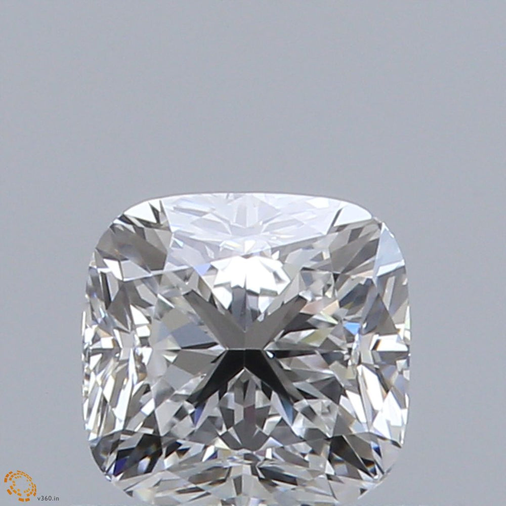0.9 Carat CUSHION Natural Diamond with  Cut Diamond in 14KT  view 1
