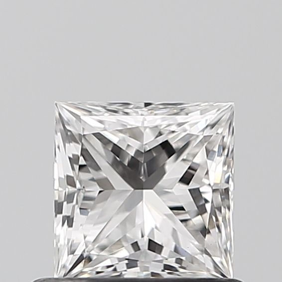 0.62 Carat Princess Lab Diamond with  Cut Diamond in 14KT  view 1
