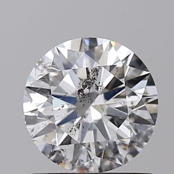 1.0 Carat Round Natural Diamond with  Cut Diamond in 14KT  view 1
