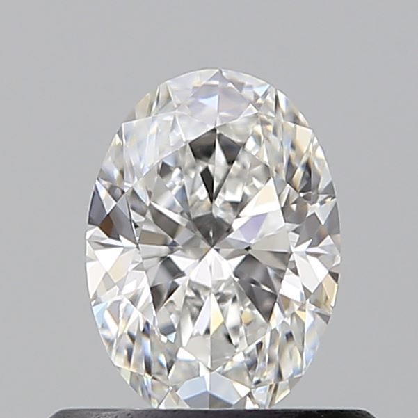 0.5 Carat Oval Natural Diamond with  Cut Diamond in 14KT  view 1
