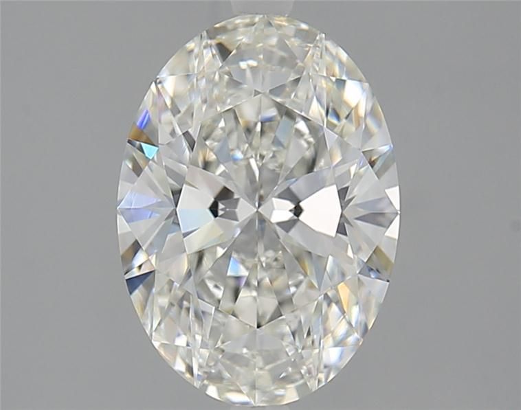 2.23 Carat Oval Natural Diamond with  Cut Diamond in 14KT  view 1
