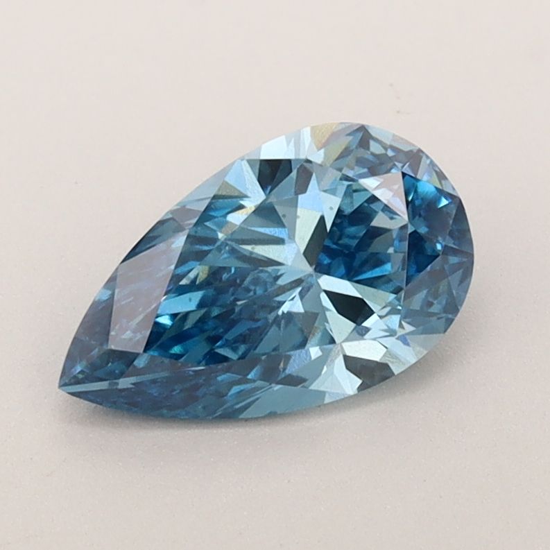 1.01 Carat Pear Lab Diamond with  Cut Diamond in 14KT  view 1
