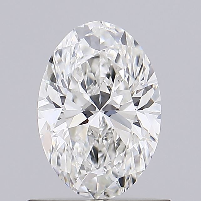 0.73 Carat Oval Natural Diamond with  Cut Diamond in 14KT  view 1
