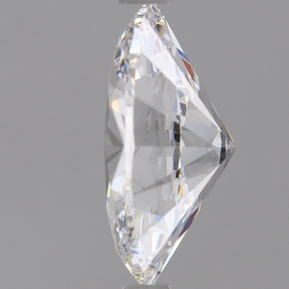 2.0 Carat Oval Lab Diamond with  Cut Diamond in 14KT  view 1

