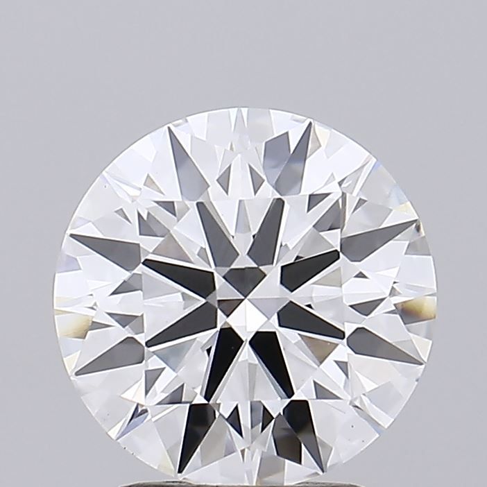 2.12 Carat Round Lab Diamond with  Cut Diamond in 14KT  view 1
