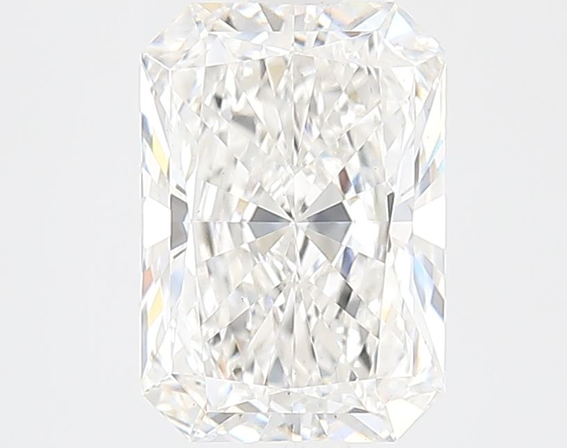2.26 Carat Radiant Lab Diamond with  Cut Diamond in 14KT  view 1
