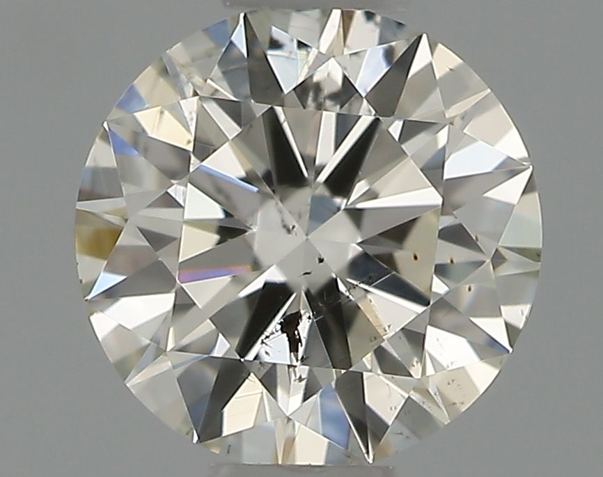 0.4 Carat Round Natural Diamond with  Cut Diamond in 14KT  view 1
