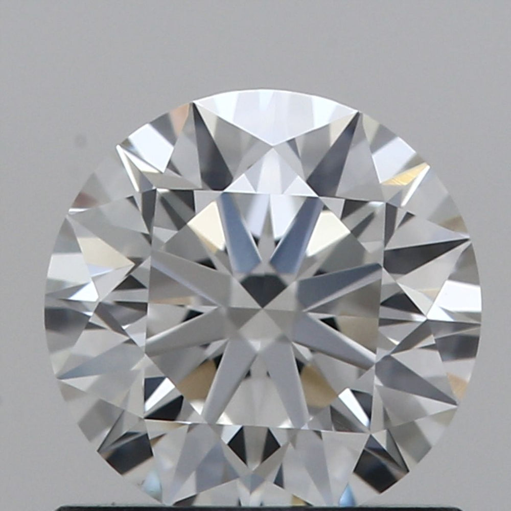 0.74 Carat Round Natural Diamond with  Cut Diamond in 14KT  view 1

