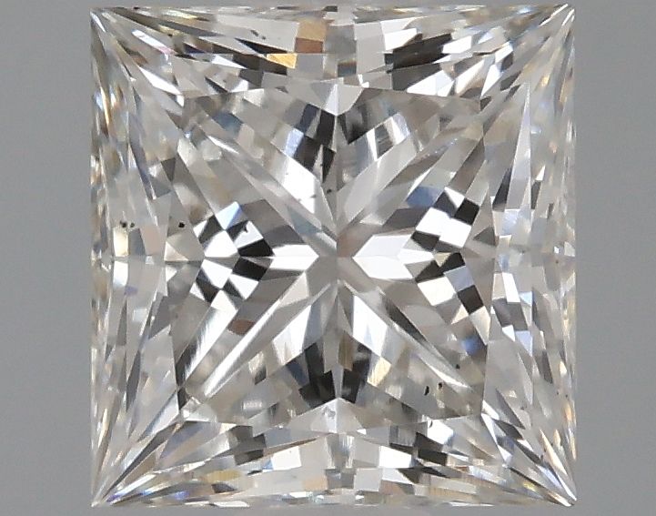 1.8 Carat Princess Lab Diamond with  Cut Diamond in 14KT  view 1
