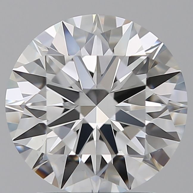 2.02 Carat Round Lab Diamond with  Cut Diamond in 14KT  view 1
